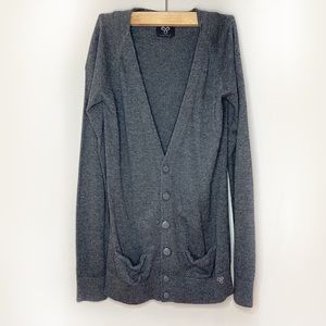 Aritzia TNA | grey caridgan - button up